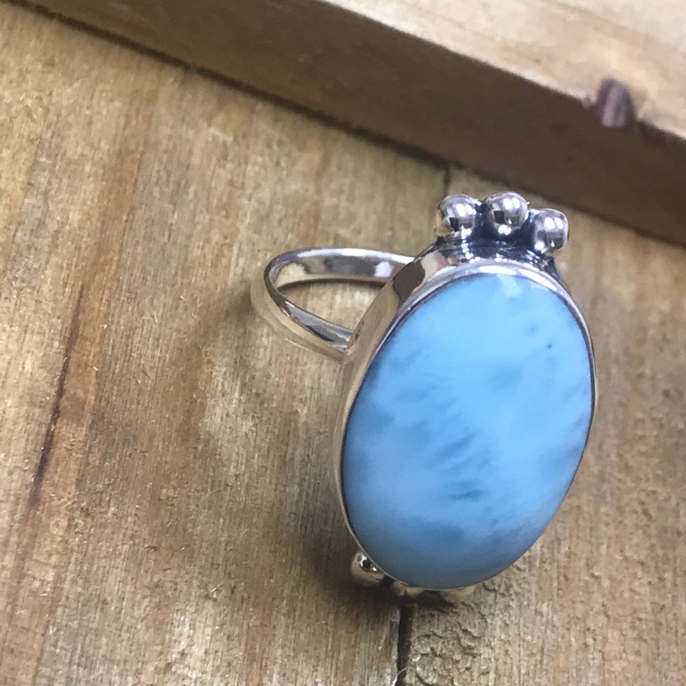 Larimar ring - Picture 3 of 7